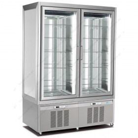Επαγγελματικό Ψυγείο Βιτρίνα Συντήρηση & Κατάψυξη Γλυκών - Ζαχαροπλαστικής Ενιαίος Χώρος 132 x 65 x 190 εκ. 7516VNP LONGONI Ιταλίας
