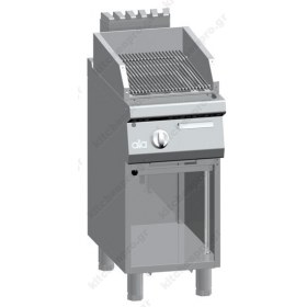 Επαγγελματικό Grill Αερίου Μονό 40 x 90 εκ. K4GPLP05VVP ATA srl Ιταλίας