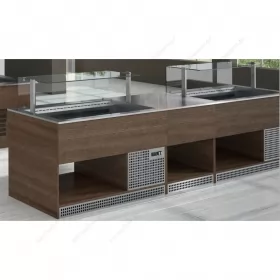 Heated Buffet Cart 6 GN 1/1 ΕΜΑΙΝΟΧ Italy