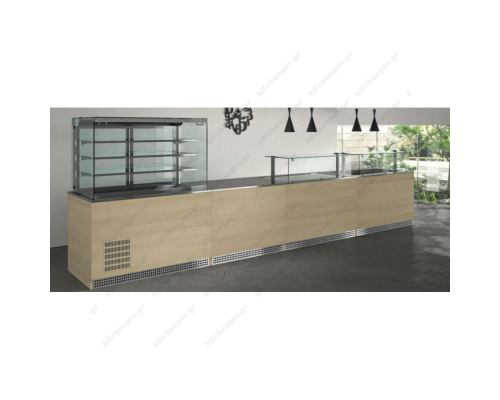 Θερμαινόμενος Μπουφές Bain Marie 3 GN 1/1 ΕΜΑΙΝΟΧ Ιταλίας