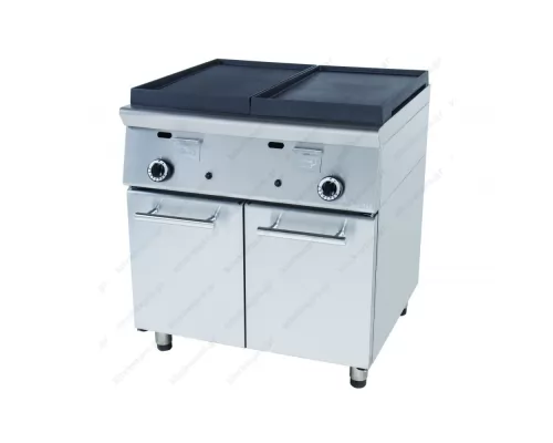 Λείο & Ραβδωτό Επιδαπέδιο Πλατό Ψησίματος 80x75 εκ P8S7 SERGAS