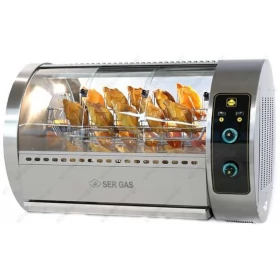 Gas Rotisserie with Baskets 30 Chickens T30G SERGAS Greece