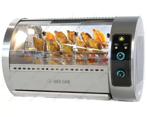 Gas Rotisserie with Baskets 30 Chickens T30G SERGAS Greece