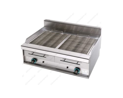 Επαγγελματικό Grill (Γκριλίερα) Αερίου Διπλό 87 x 65 εκ. WG2 SERGAS