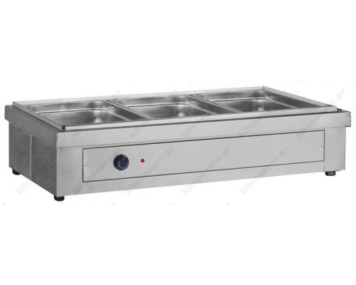 Bain Marie 3 GN 1/1 106x70εκ