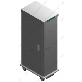 Τροχήλατος Θερμοθάλαμος 25 GN1/1 με Υγρασία CA26GN1/1R EMAINOX Ιταλίας