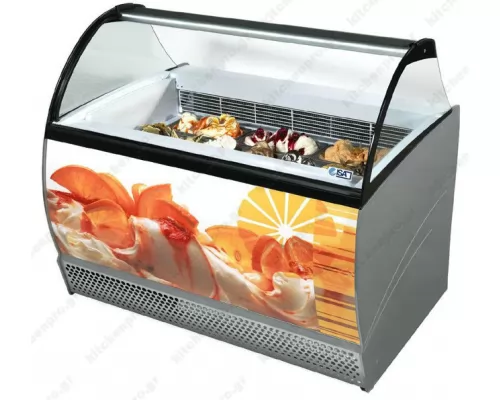 Display for Ice Cream 13 Pans ISABELLA LX 13 ISA Italy