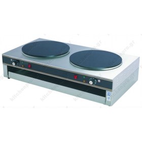 Διπλή Ηλεκτρική Κρεπιέρα 2xΦ 40 εκ. FRESH