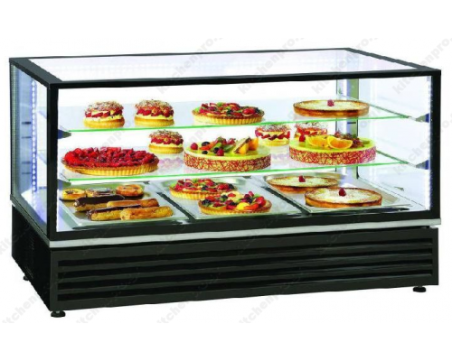 Επιτραπέζια Ψυχόμενη Βιτρίνα 118.5x65 εκ CD1200 ROLLER GRILL Γαλλίας