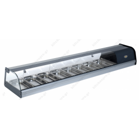 Επιτραπέζια Βιτρίνα Sushi για 8 Λεκανάκια GN1/3 180εκ TPR80 ROLLER GRILL Γαλλίας