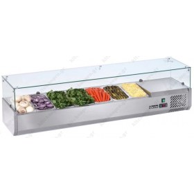 Επιτραπέζια Βιτρίνα Πίτσας - Τόστ για 8 Λεκανάκια 180 εκ SAL 1800-38 FRESH