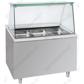 Θερμαινόμενη Βιτρίνα - Μπαιν Μαρι 110 x 90 εκ. CMF110 BAMBAS Ελλάδος