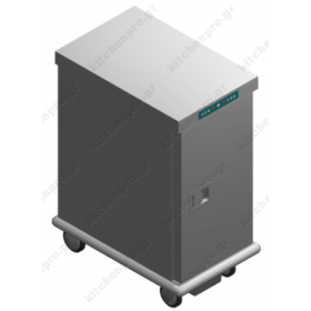 Τροχήλατος Θερμοθάλαμος 13 GN1/1 με Υγρασία EX13GN1/1R EMAINOX Ιταλίας