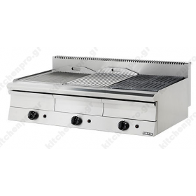 Επαγγελματικό Grill Αερίου Τριπλό 120 x 70 εκ. 753 VIMITEX Ελλάδος
