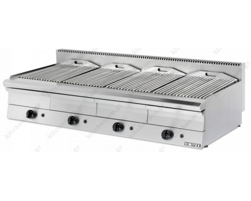 Επαγγελματικό Grill Αερίου Τετραπλό 160 x 70 εκ. 5004 VIMITEX Ελλάδος