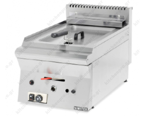 Επαγγελματική Φριτέζα Αερίου Μονή 8 - 10 Λίτρων F1 VIMITEX Ελλάδoς