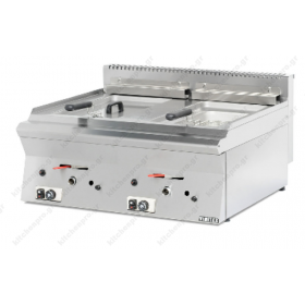 Επαγγελματική Φριτέζα Αερίου Διπλή 10 + 10 Λίτρων F2 VIMITEX Ελλάδoς