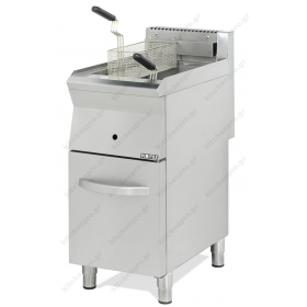 Επαγγελματική Φριτέζα Αερίου Μονή 15 Λίτρων FM15 VIMITEX Ελλάδoς