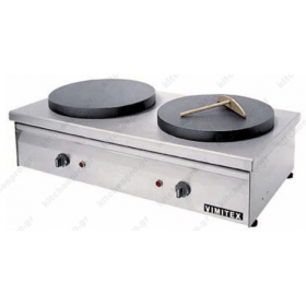 Επαγγελματική Κρεπιέρα Ηλεκτρική Διπλή Ø35 εκ. 802EL35 VIMITEX Ελλάδος