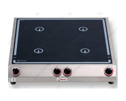 Επαγγελματική Εστία Ιnduction Τετραπλή 4 x 5 KW, BI4KT20K BERNER Γερμανίας