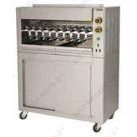 Επαγγελματική Ψησταριά για 19 Κοντοσούβλια με βάση - Κεμπάπ SGA19 SERGAS Ελλάδας