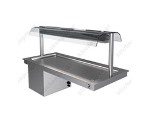 Ψυχόμενος Μπουφές με Επιφάνεια Στατικής Ψύξης 3GN 1/1 TECNOSTEEL Ιταλίας