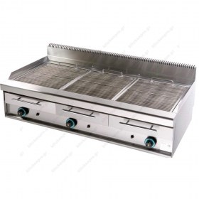 Επαγγελματικό Grill (Γκριλίερα) Αερίου Τριπλό 127 x 90 εκ. WG3S9 SERGAS