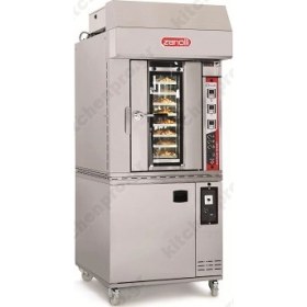 Περιστροφικός Φούρνος Αρτοποιείας & Ζαχαροπλάστικής με Ατμό 8 ταψιά 40x60εκ, τύπος ROTORWIND 1E, ZANOLLI Ιταλίας