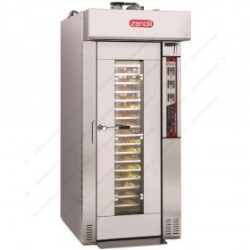 Περιστροφικός Φούρνος Αρτοποιείας & Ζαχαροπλάστικής με Ατμό 15/18 ταψιά 40x60εκ, τύπος ROTORWIND 3G LONG, ZANOLLI Ιταλίας