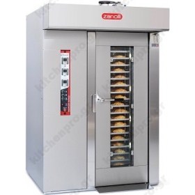 Περιστροφικός Φούρνος Αρτοποιείας & Ζαχαροπλάστικής με Ατμό 15/18 ταψιά 45x65 & 50x70εκ, τύπος ROTORWIND 4G FRONT, ZANOLLI Ιταλίας