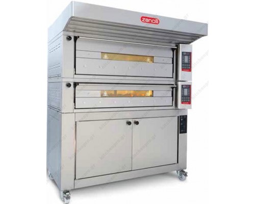 Ταμπανωτός Στατικός Φούρνος με Ατμό για ταψιά 40x60εκ, τύπος TEOREMA POLIS 4/MC26, ZANOLLI Ιταλίας