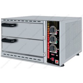 Διώροφος φούρνος Πίτσας Ηλεκτρικός για 2 Πίτσες 36 εκ. SPM 48 NORTH Ελλάδος