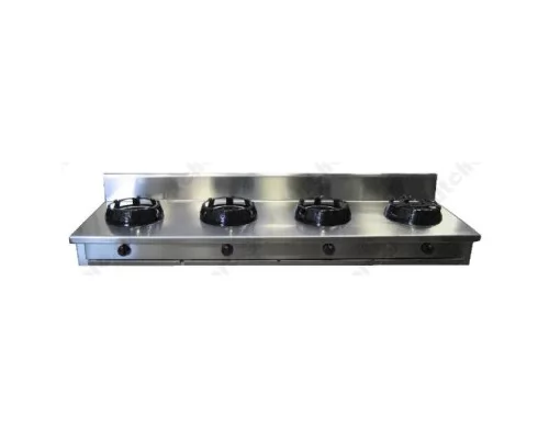 Gas Wok 4 Burners CC/04 HORIZONTAL CASTA Italy