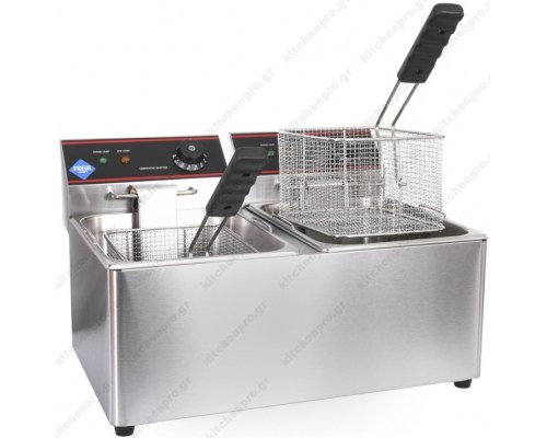 Επαγγελματική Διπλή Φριτέζα 8 Λίτρων Ηλεκτρική 172.812 FRESH