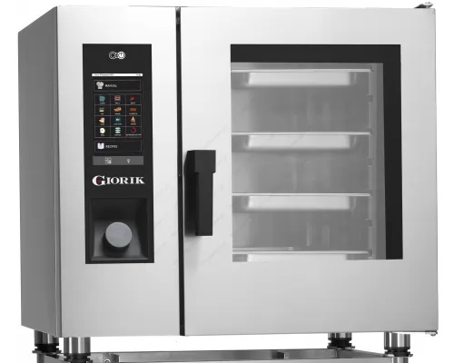 Αυτόματος Φούρνος Ατμού Αέρα (Combi Steamer) Αερίου 6GN 1/1 EVOLUTION SEHG061W / SETG061W, GIORIK Ιταλίας