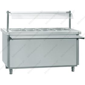 Bain Marie Ζεστών Πιάτων Self Service 4GN 1/1 INFRICO Ισπανίας