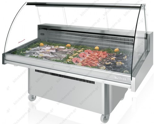 Επαγγελματικό Ψυγείο Βιτρίνα Προβολής Ψαριών (Ψαριέρα) 133 x 90 εκ.VML12 INFRICO Ισπανίας