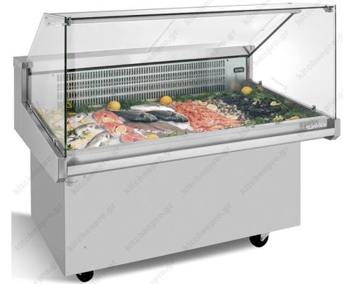 Επαγγελματικό Ψυγείο Βιτρίνα Προβολής Ψαριών 132 x 85 εκ. VRP13 INFRICO Ισπανίας