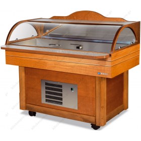 Επαγγελματικό Ψυγείο Βιτρίνα Προβολής Ψαριών 142 εκ. SCAIOLA Ιταλίας