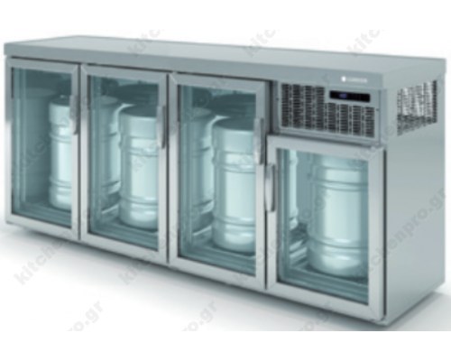 Ψυγείο Βιτρίνα για Βαρέλια Μπύρας με 4 Πόρτες EBV200 CORECO Ισπανίας