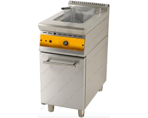 Επαγγελματική Φριτέζα Αερίου Μονή 10 Λίτρων GF4S7 SERGAS