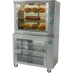 Gas Rotisserie with 3 Spits and Heat ChamberSG3 SERGAS Greece