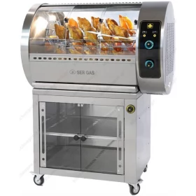 Electric Rotisserie with Baskets and Heat Chamber 30 Chickens Τ30 SERGAS Greece