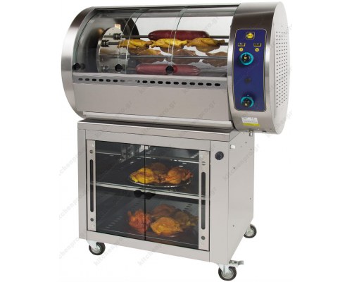 Κοτοπουλιέρα με Πλανητική Περιστροφή Σουβλών και θερμοθάλαμο 25 Κοτόπουλα Τ30P SERGAS