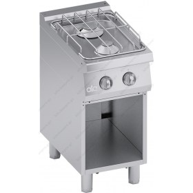 Επαγγελματική Κουζίνα Αερίου 2 Εστιών με Ερμάριο S700 40 x 70 εκ. C2GCU05VV ATA srl Ιταλίας