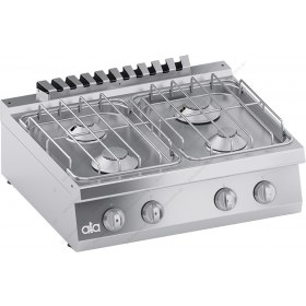 Επιτραπέζια Κουζίνα Αερίου 4 Εστιών 80 x 70 εκ. C2GCU10TT ATA srl Ιταλίας