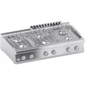 Commercial Gas Range 6 Ηobs 120 x 70 cm C2GCU15TT ATA srl Italy