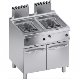 Επαγγελματική Φριτέζα Αερίου Διπλή 12 + 12 Λίτρων 80 x 70 εκ. C2GFG1012 ATA srl Ιταλίας