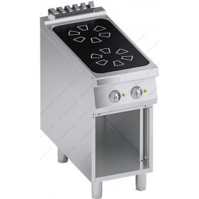 Επιδαπέδια Διπλή Επαγωγική Εστία + Αποθηκευτικό Ερμάριο 40 x 90 εκ. K4ECIP05VV ATA srl Ιταλίας