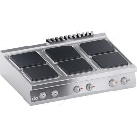 Επιτραπέζια Ηλεκτρική Κουζίνα 6 Εστιών 120 x 90 εκ. K4ECUP15TT ATA srl Ιταλίας